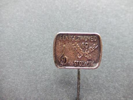 Muziekvereniging Eensgezindheid Stolwijk gemeente Krimpenerwaard 60 jaarig jubileum